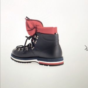 Moncler Blue Ankle Boot